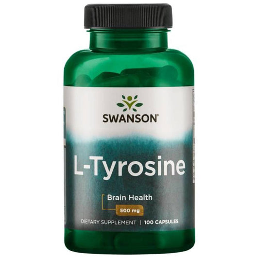L-Tyrosine 500 mg Tirosina 100 cápsulas