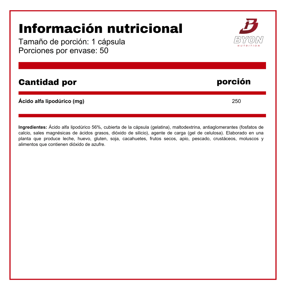 ALA 250 mg 50 caps Vitaminas y Salud Scitec Nutrition