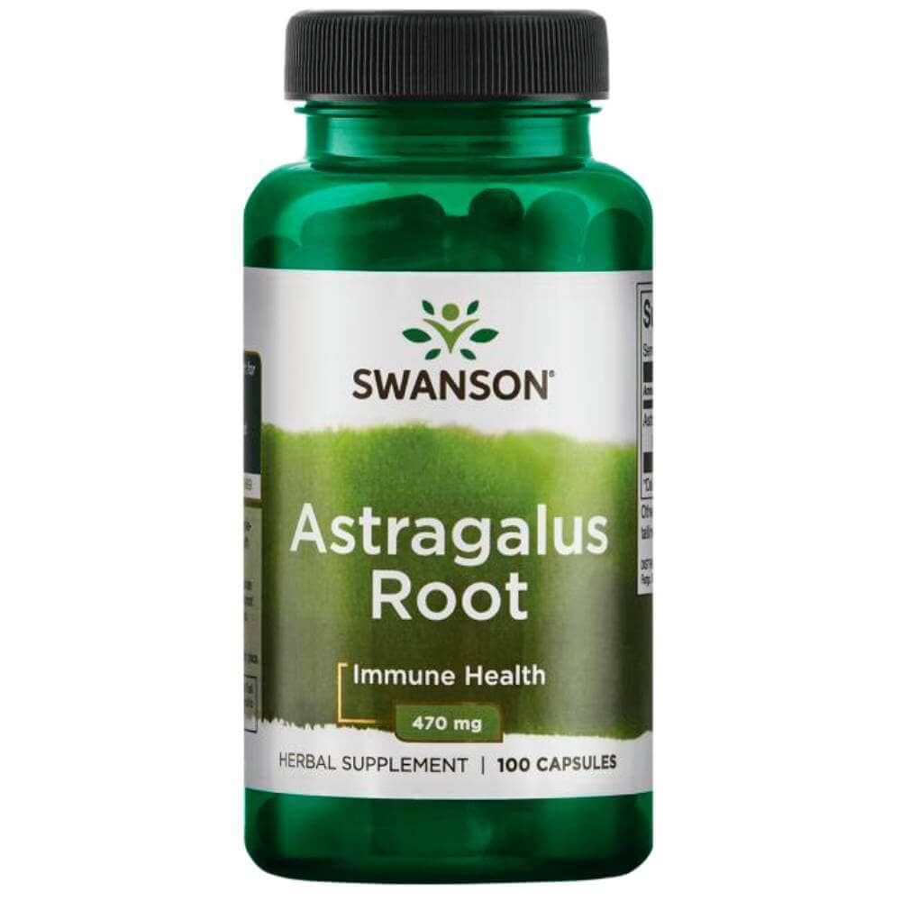 Astragalus Root 470 mg 100 cápsulas Vitaminas y Salud Swanson