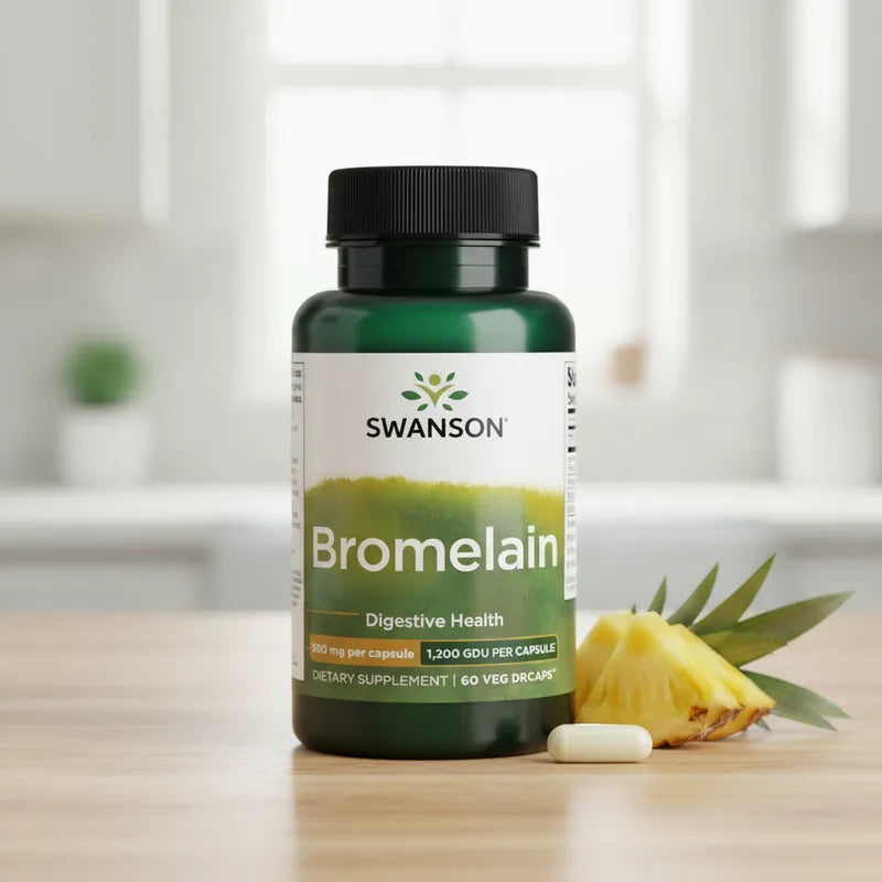 Bromelina 500 mg 60 cápsulas vegetales