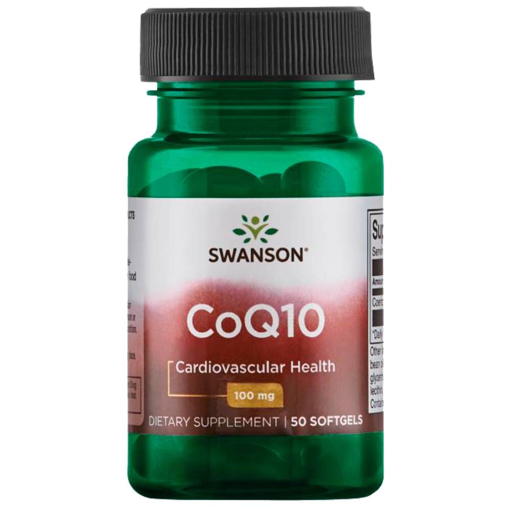 CoQ10 100mg 50 softgels Vitaminas y Salud Swanson