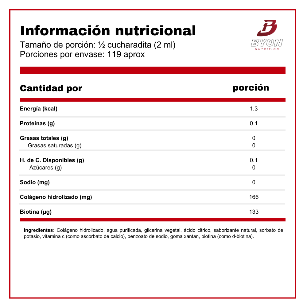 Colágeno Líquido + Biotina 1.000 Mcg