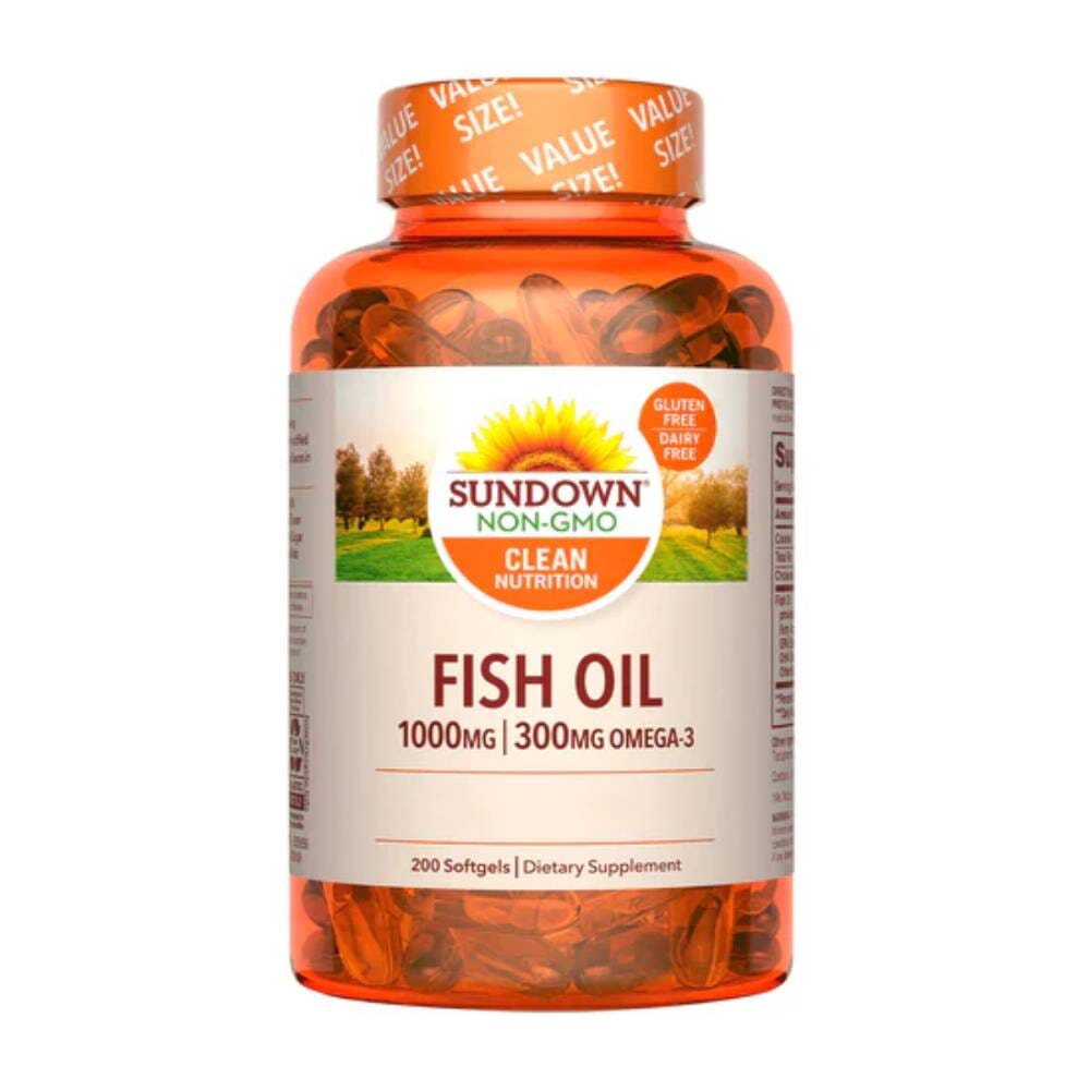 Omega 3 Fish Oil 1000 mg 200 softgels - Byon Nutrition