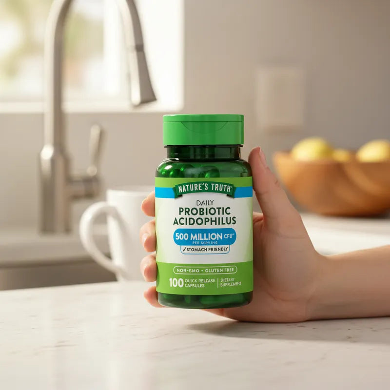 Probiótico Acidophilus 500 Million CFU 100 cápsulas