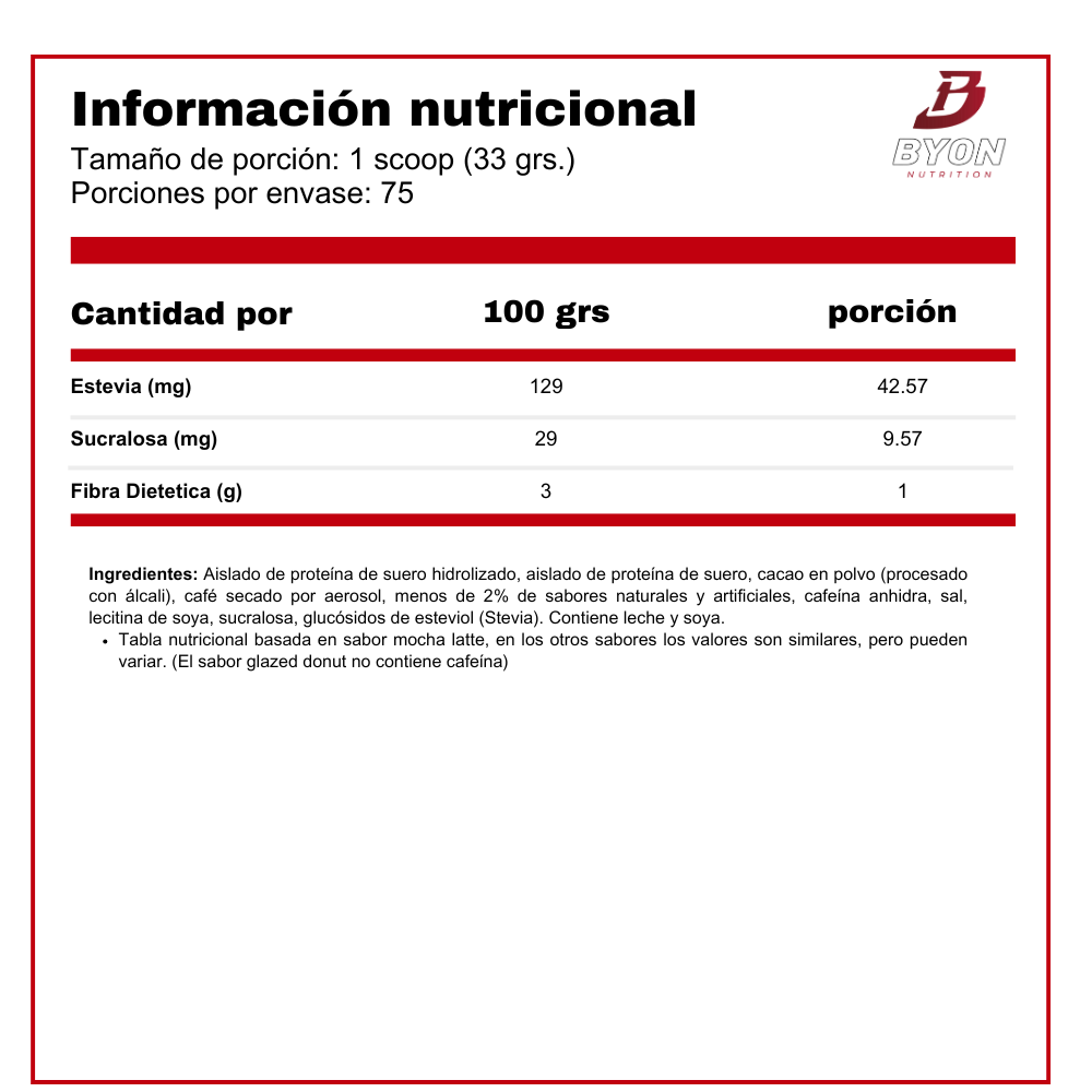 Iso 100 5 lbs - Versión limitada Dunkin