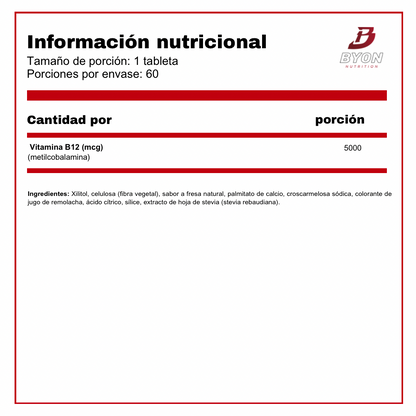 Vitamina B-12 5000 mcg