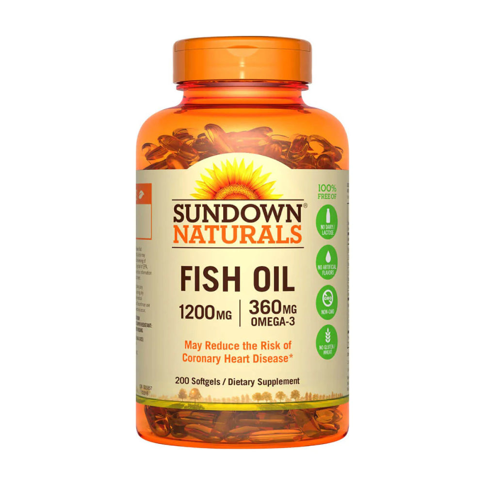 Omega 3 Fish Oil 1200mg 200 sofgels