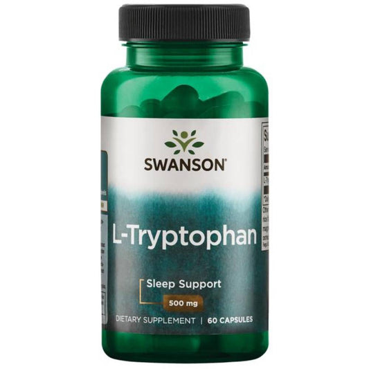 L-Tryptophan 500 mg Triptofano 60 cápsulas
