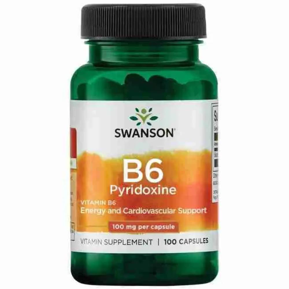 Vitamina b6 100 mg 100 cápsulas
