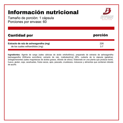 Ashwagandha 60 caps Vitaminas y Salud Scitec Nutrition 