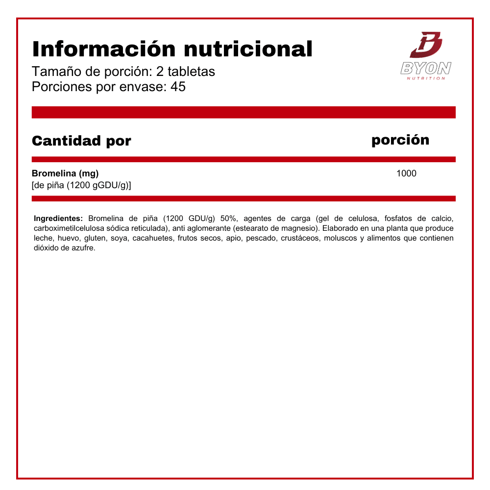 Bromelaina Enzimas Digestivas 90 tabletas Vitaminas y Salud Scitec Nutrition 