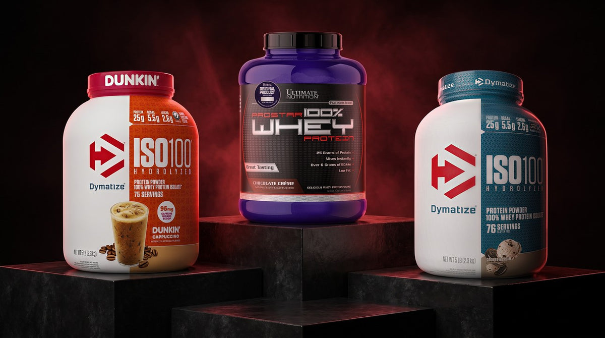 ISO 100 de Dymatize y Prostar Whey de Ultimate Nutrition