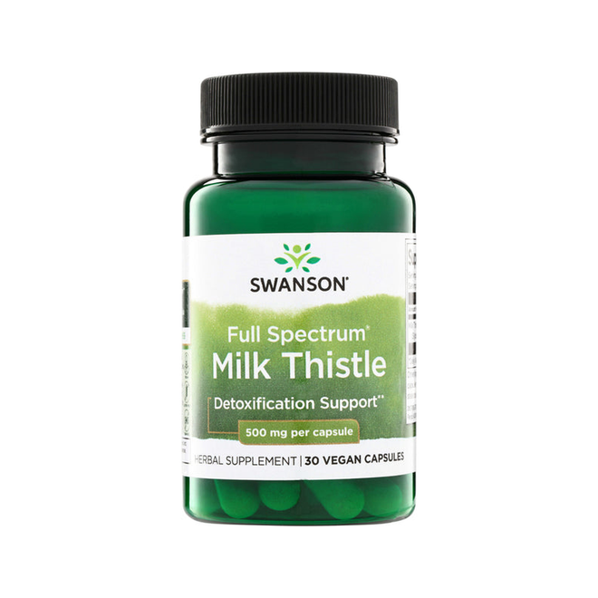 Cardo Mariano Milk Thistle 500 mg Swanson 30 Cápsulas - Byon Nutrition