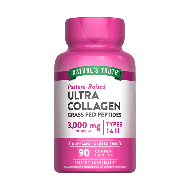 Cápsulas de Ultra Colágeno 3000 mg con vitamina C de Nature's Truth.