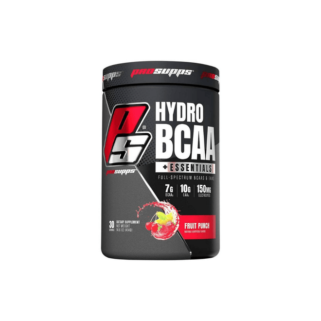 Aminoácidos Hydro BCAA de Prosupps en envase de 400 gramos, suplemento para recuperación muscular.