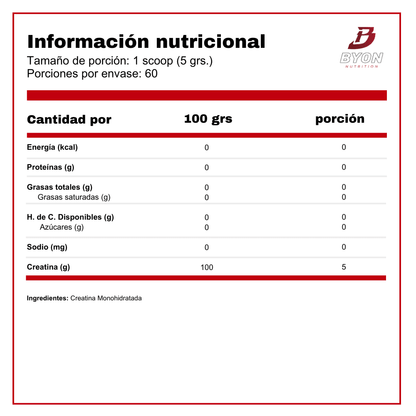 Polvo de creatina Optimum Nutrition, 300 g, en envase con polvo blanco para mejorar el rendimiento deportivo.