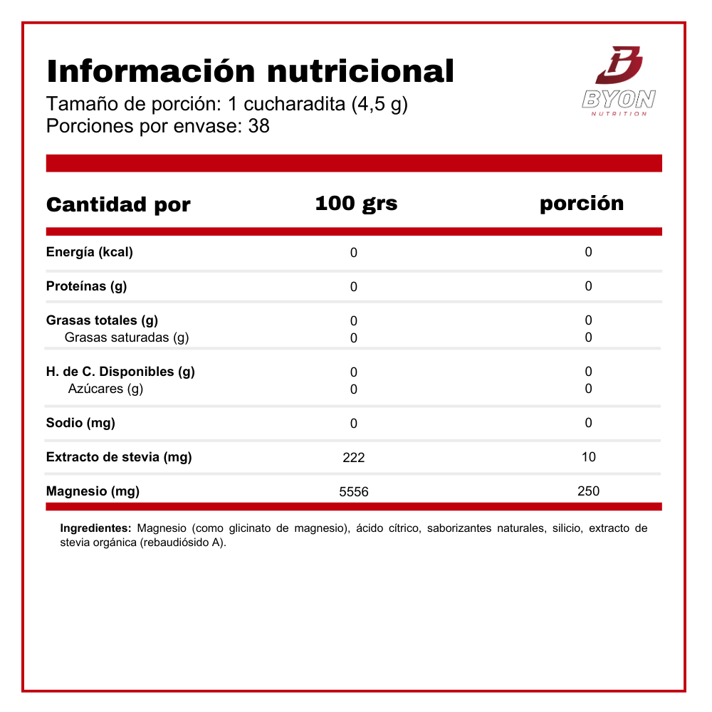 Magnesio Glicinato Polvo - Nature´s Truth