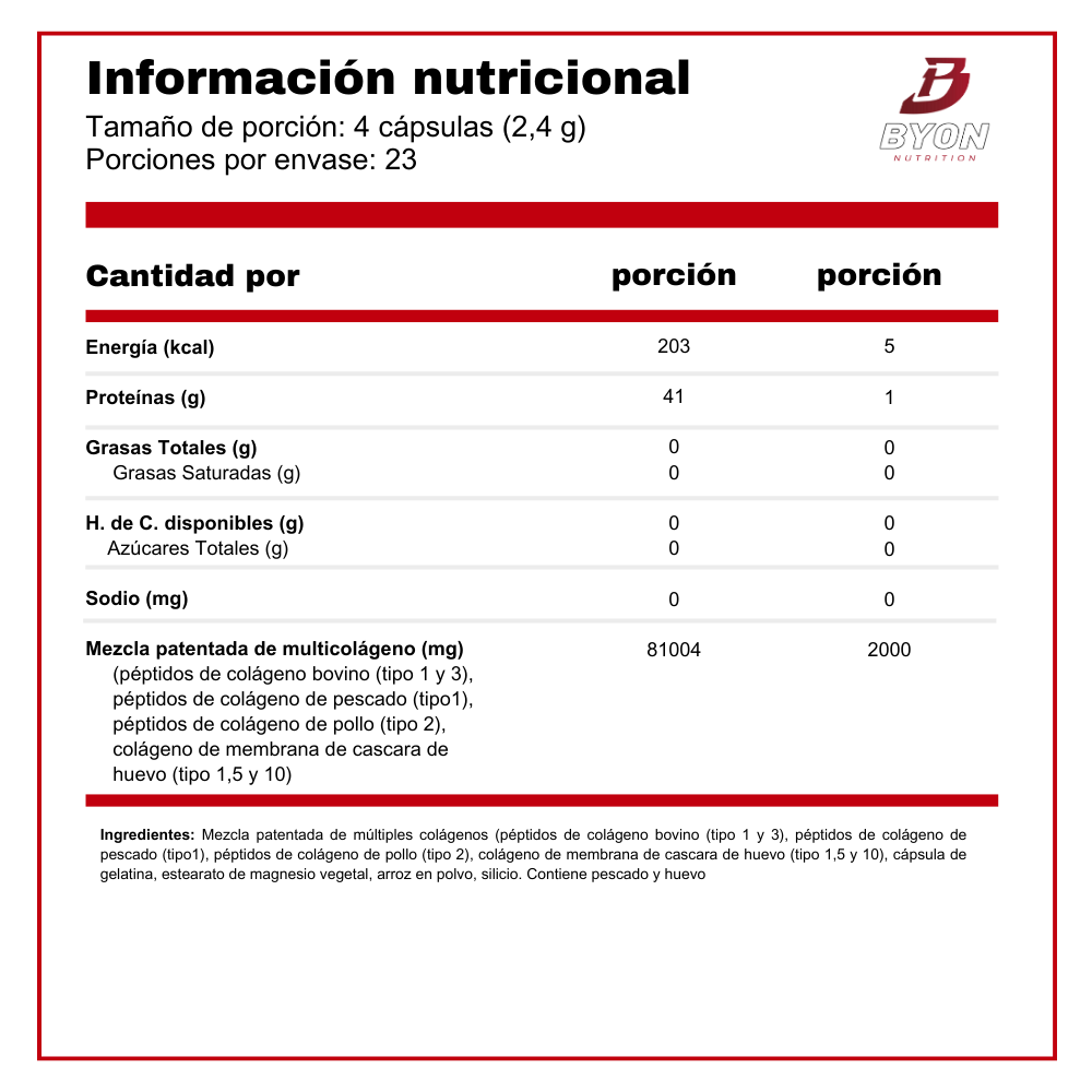 Multi Colageno Complex - Tipo I - II - III - V - X