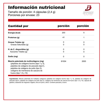 Multi Colageno Complex - Tipo I - II - III - V - X