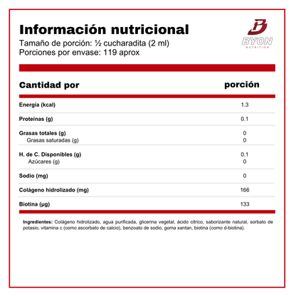 Colágeno Líquido + Biotina 1.000 Mcg