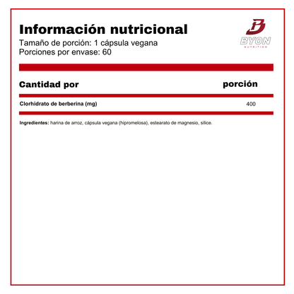 Berberina 400 mg Swanson 60 cápsulas — apoyo al bienestar metabólico