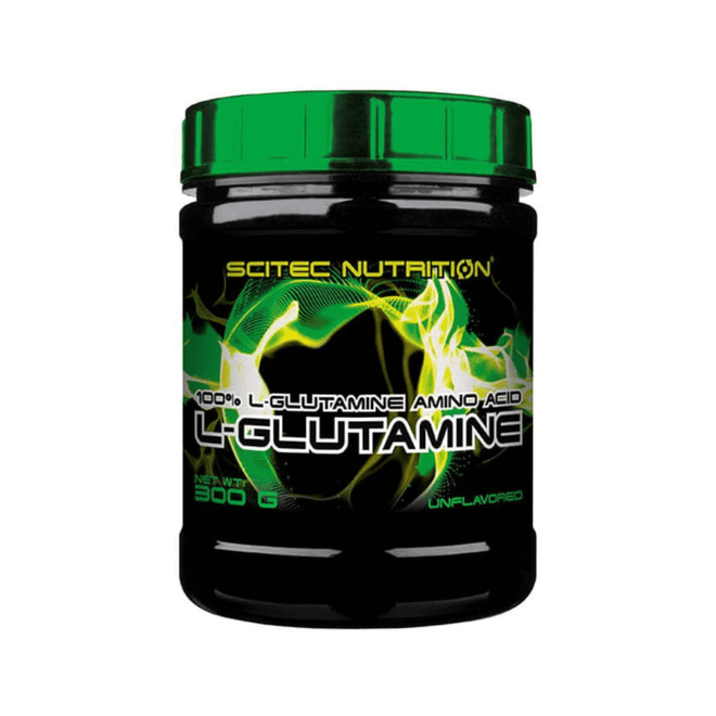 L-Glutamina Scitec Nutrition en polvo de 300 g, suplemento de aminoácidos para recuperación muscular
