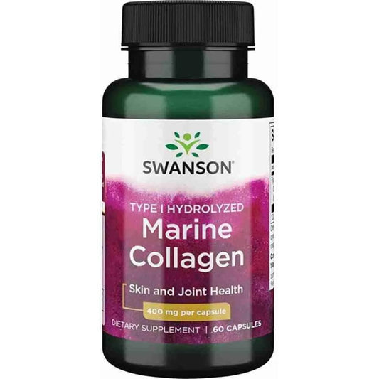 Marine Collagen 400 mg 60 cápsulas - Swanson | Byon Nutrition