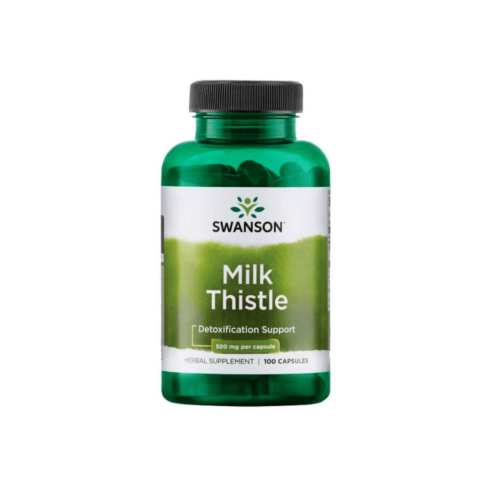 Milk Thistle Silimarina 500 mg 100 cápsulas Vitaminas y Salud Swanson 