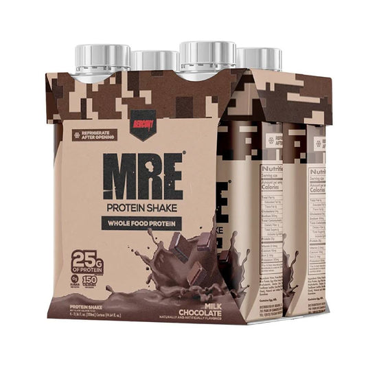 MRE Protein Shake (4 unidades) Snacks y Endurence Redcon1 Milk Chocolate 