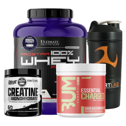 Pack Full Performance: Prostar + Creatina + Preentreno