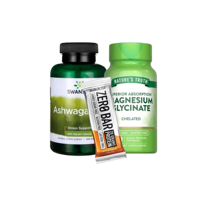 Paquete de vitaminas y salud Sueños Dulces de la marca Swanson con varias cápsulas en un envase blanco y colorido.