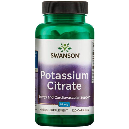 Potasio Citrato 99 mg 120 cápsulas - Byon Nutrition