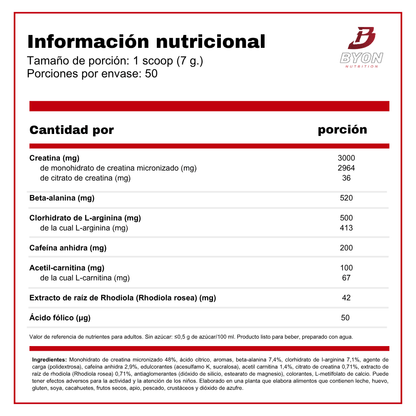 Pow3rd 350 grs Pre Entrenamiento Pre-Entrenamientos Scitec Nutrition 