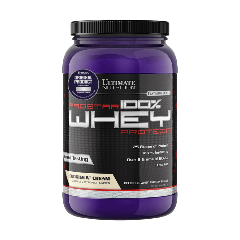 Prostar Whey Protein 2lbs Ultimate Nutrition Proteínas Ultimate Nutrition Cookies and Cream 