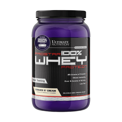 Prostar Whey Protein 2lbs Ultimate Nutrition Proteínas Ultimate Nutrition Cookies and Cream 