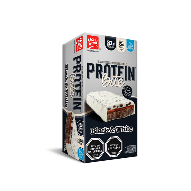 Barras de snack de proteína Your Goal Protein Bite, paquete con 4 barras para energía y resistencia.