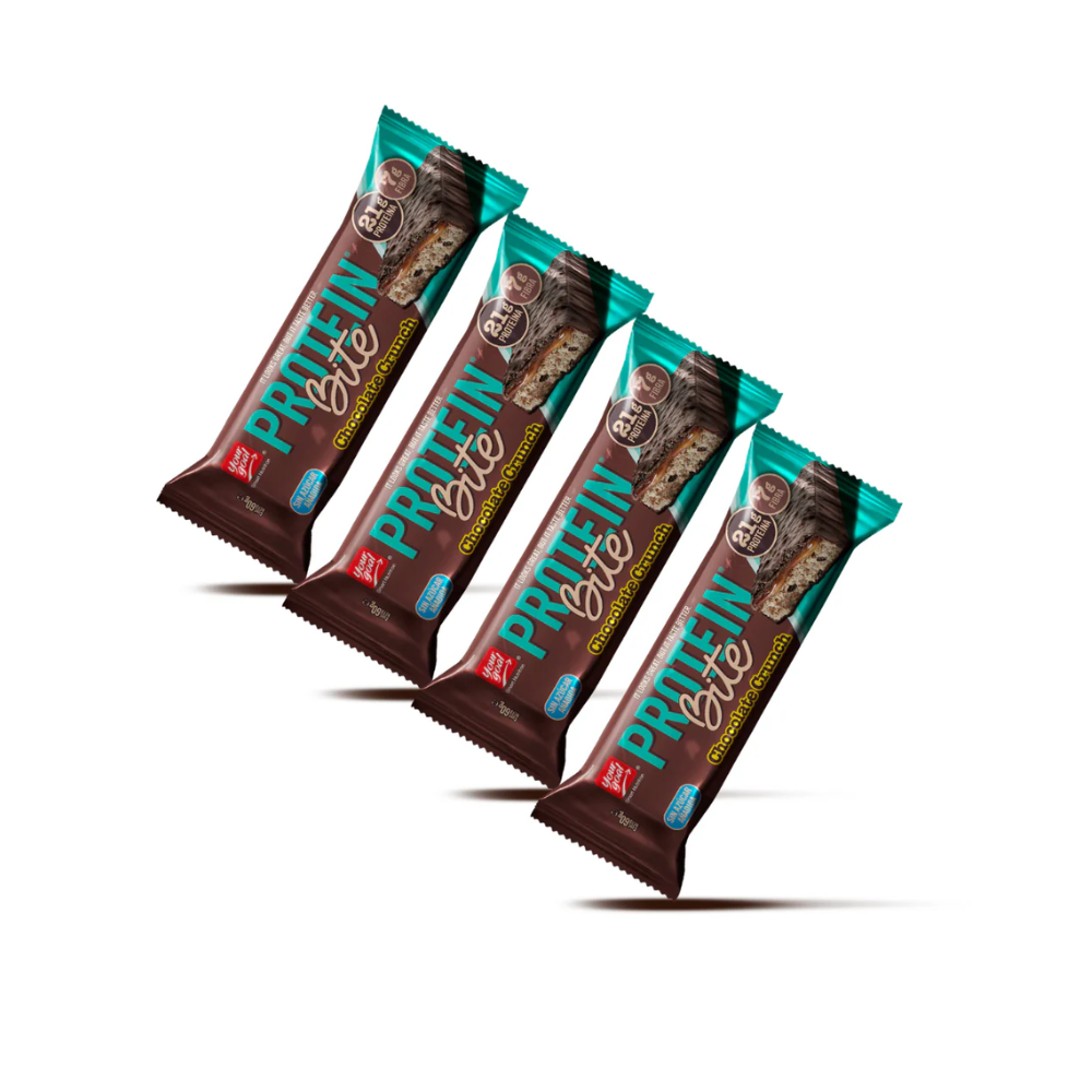 Barras de proteína Your Goal Protein Bite, paquete con cuatro snacks de endurance y energía para deportistas.