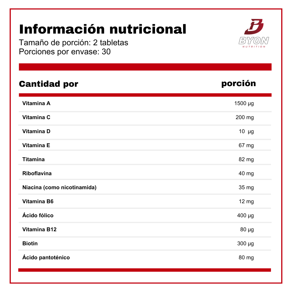 Multivitaminico for woman 60 tabletas