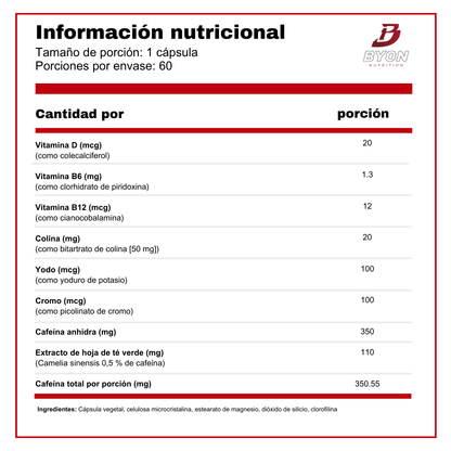 Lipo 6 Black Intense 60 cápsulas