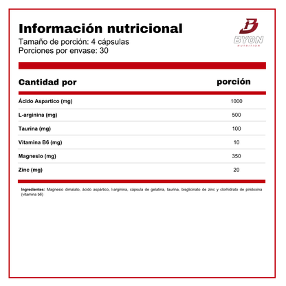 Testo Gain 120 cápsulas