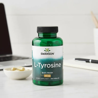 L-Tyrosine 500 mg Tirosina 100 cápsulas